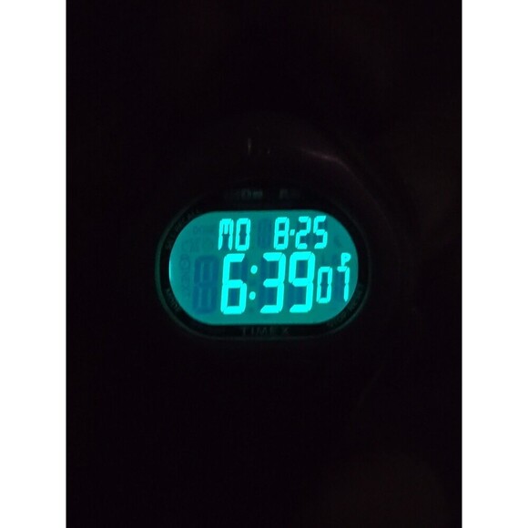Timex Ironman Triathlon 50 Lap Purple Gray WR 100M Indiglo Watch New Battery - Picture 11 of 11